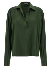TOM FORD - TOM FORD - Silk polo shirt - Women’s Tops