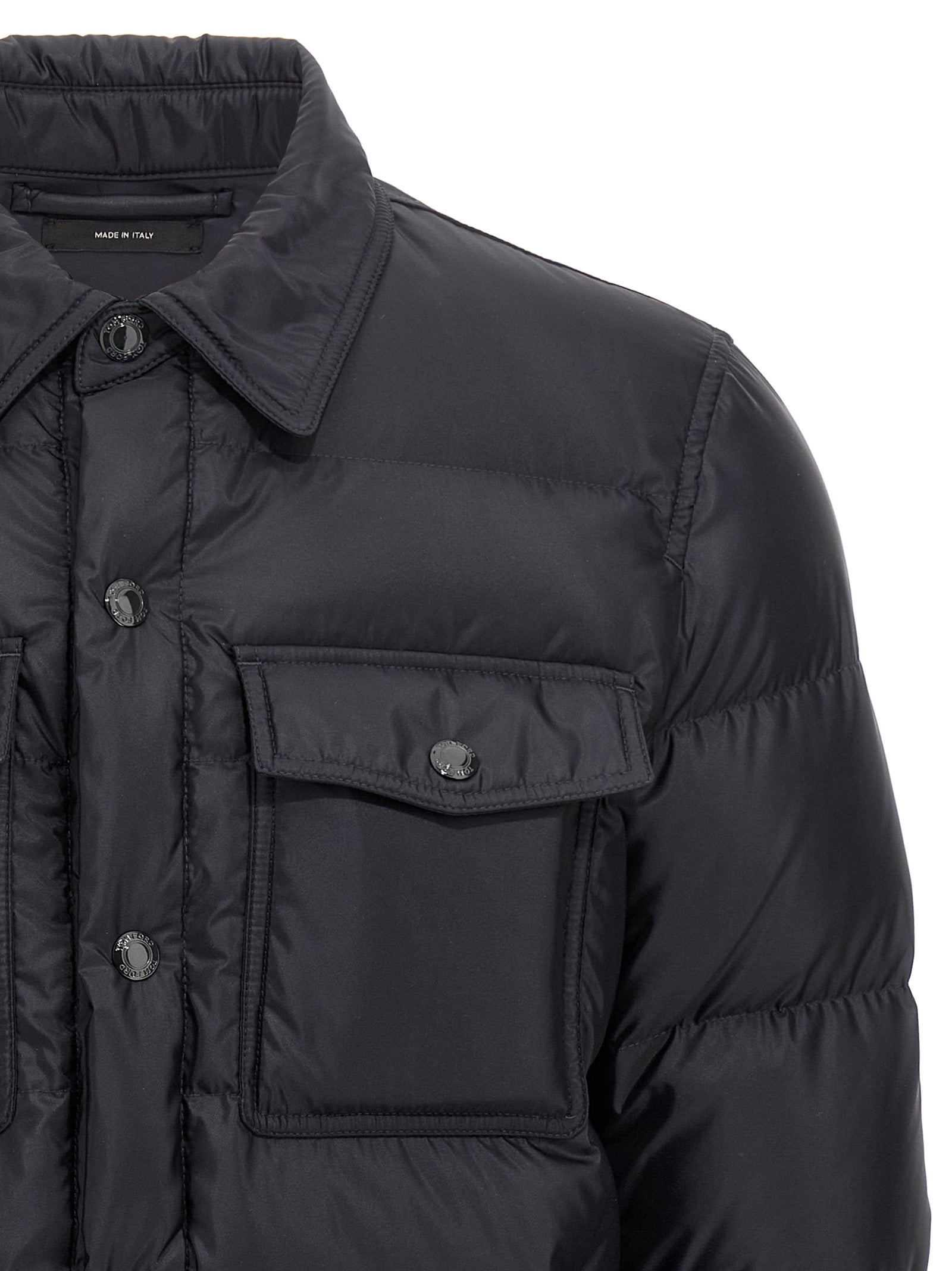 TOM FORD - TOM FORD - Shirt collar down jacket - Men’s Outerwear
