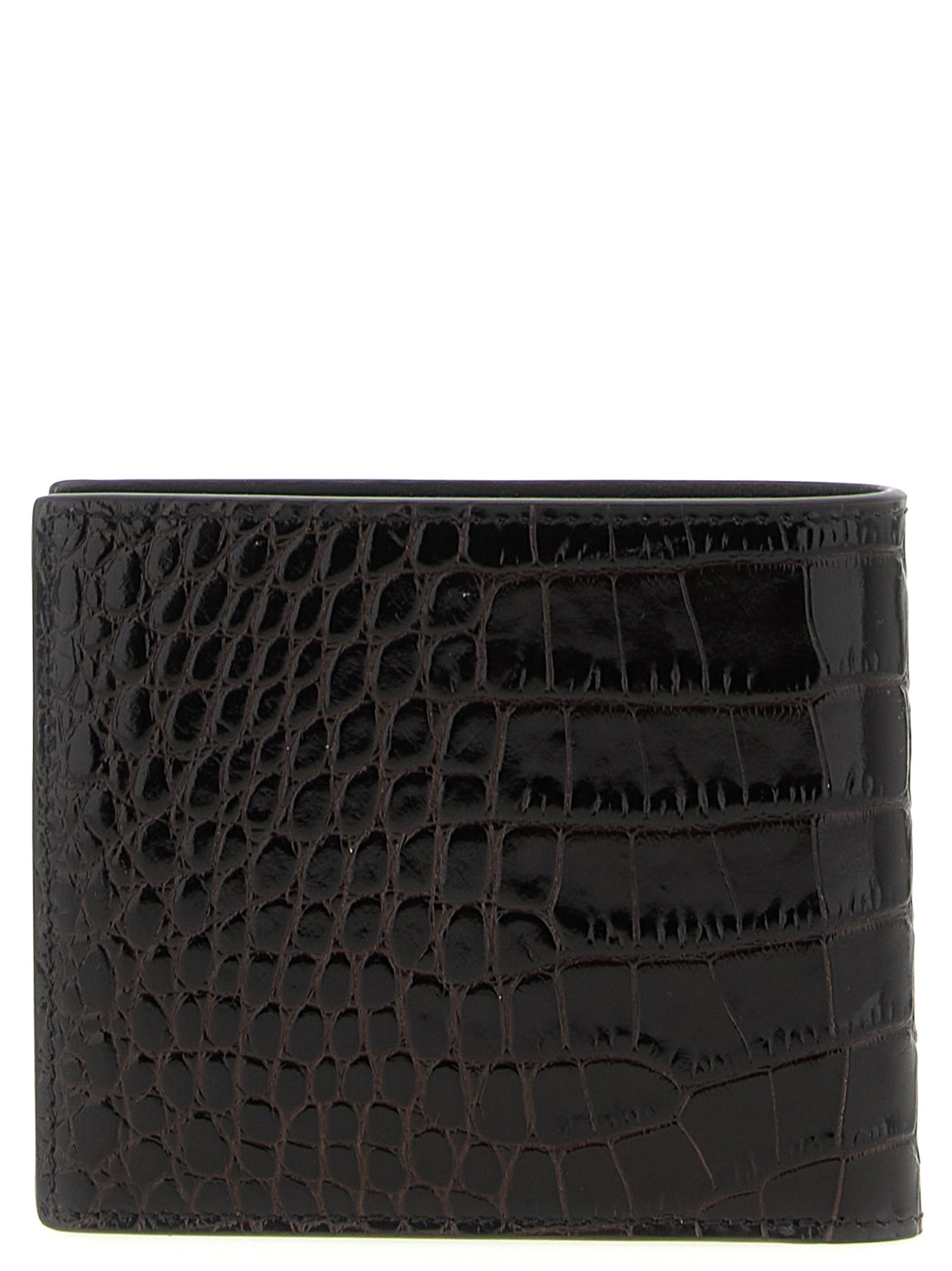 TOM FORD - TOM FORD - Crocodile leather wallet - Men’s Accessories