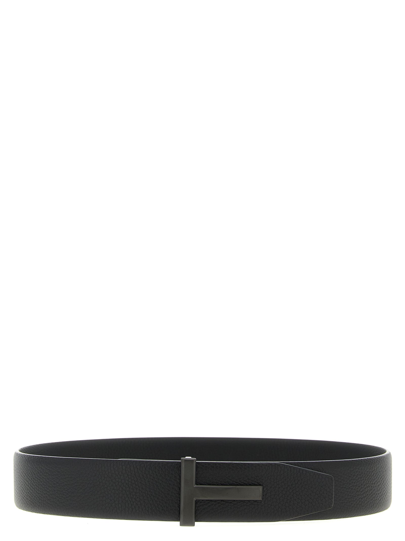 TOM FORD - TOM FORD - Hammered leather belt - Men’s Accessories