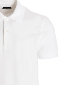 TOM FORD - TOM FORD - Piqué cotton polo shirt - Men’s Tops