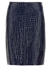 TOM FORD - TOM FORD - Croc print skirt - Women’s Clothing