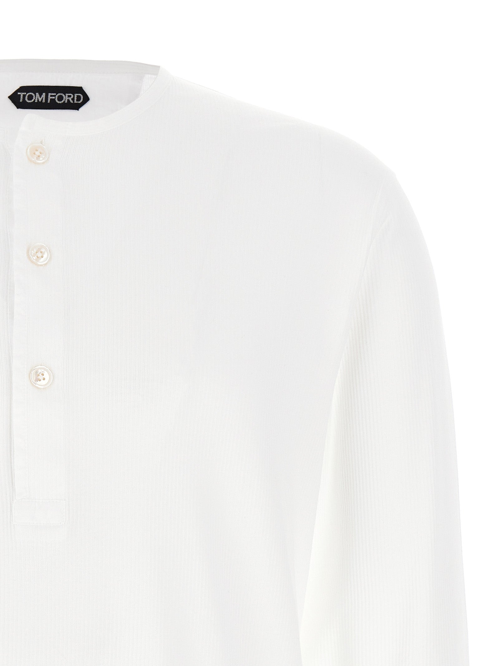 TOM FORD - TOM FORD - Ribbed cotton t-shirt - Men’s Tops