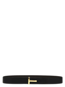TOM FORD - TOM FORD - Buckle logo reversible belt - Men’s Accessories