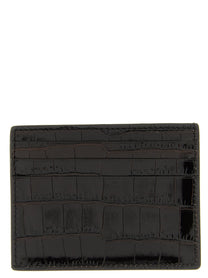 TOM FORD - TOM FORD - Crocodile leather card holder - Men’s Accessories
