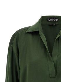 TOM FORD - TOM FORD - Silk polo shirt - Women’s Tops
