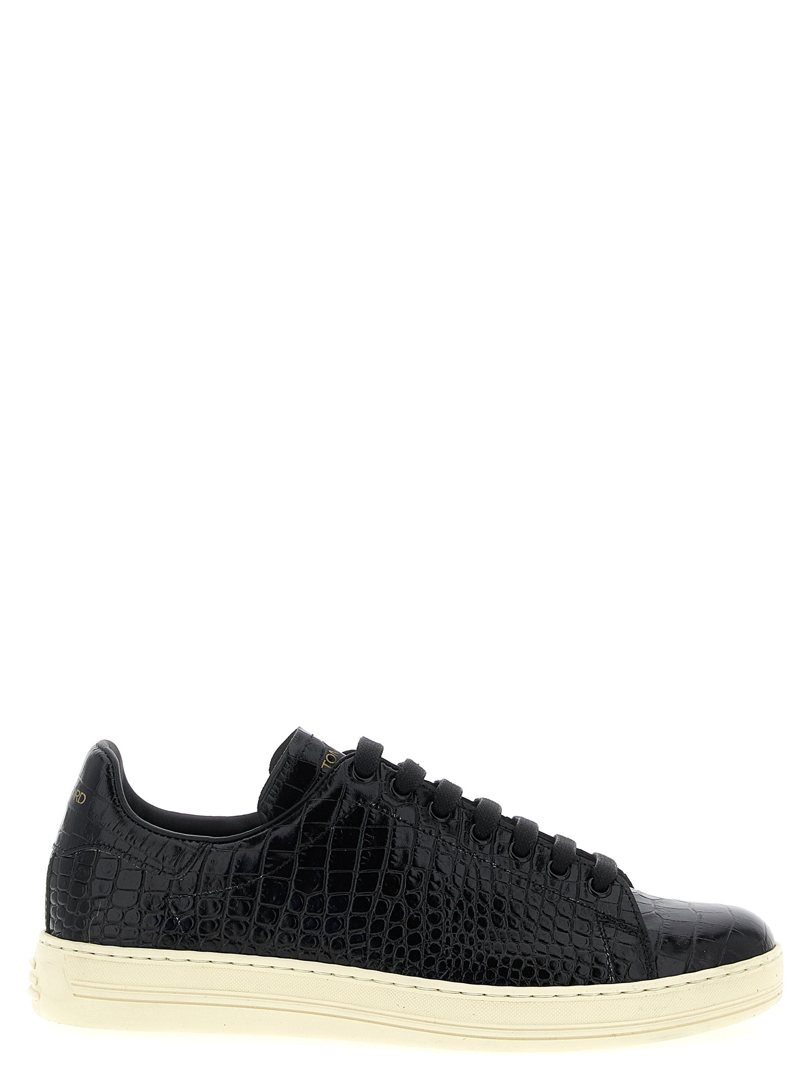 TOM FORD - TOM FORD - Crocodile print sneakers - Men’s Shoes
