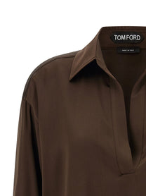 TOM FORD - TOM FORD - Silk polo shirt - Women’s Tops