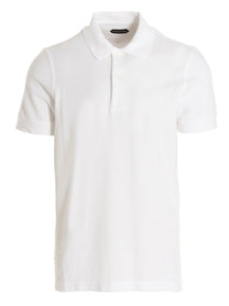 TOM FORD - TOM FORD - Piqué cotton polo shirt - Men’s Tops