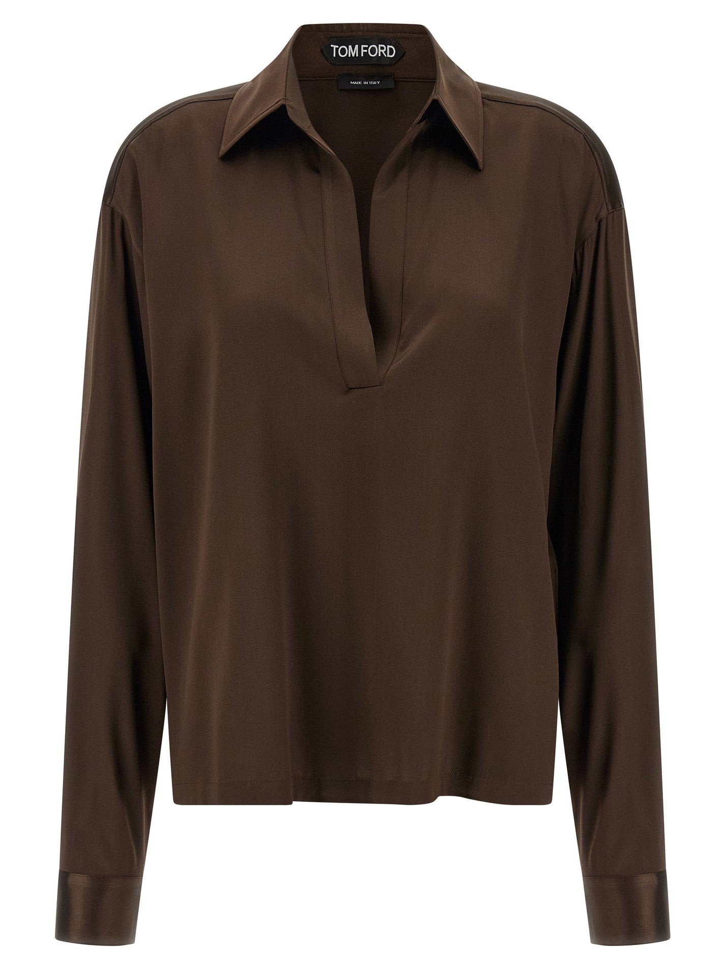 TOM FORD - TOM FORD - Silk polo shirt - Women’s Tops