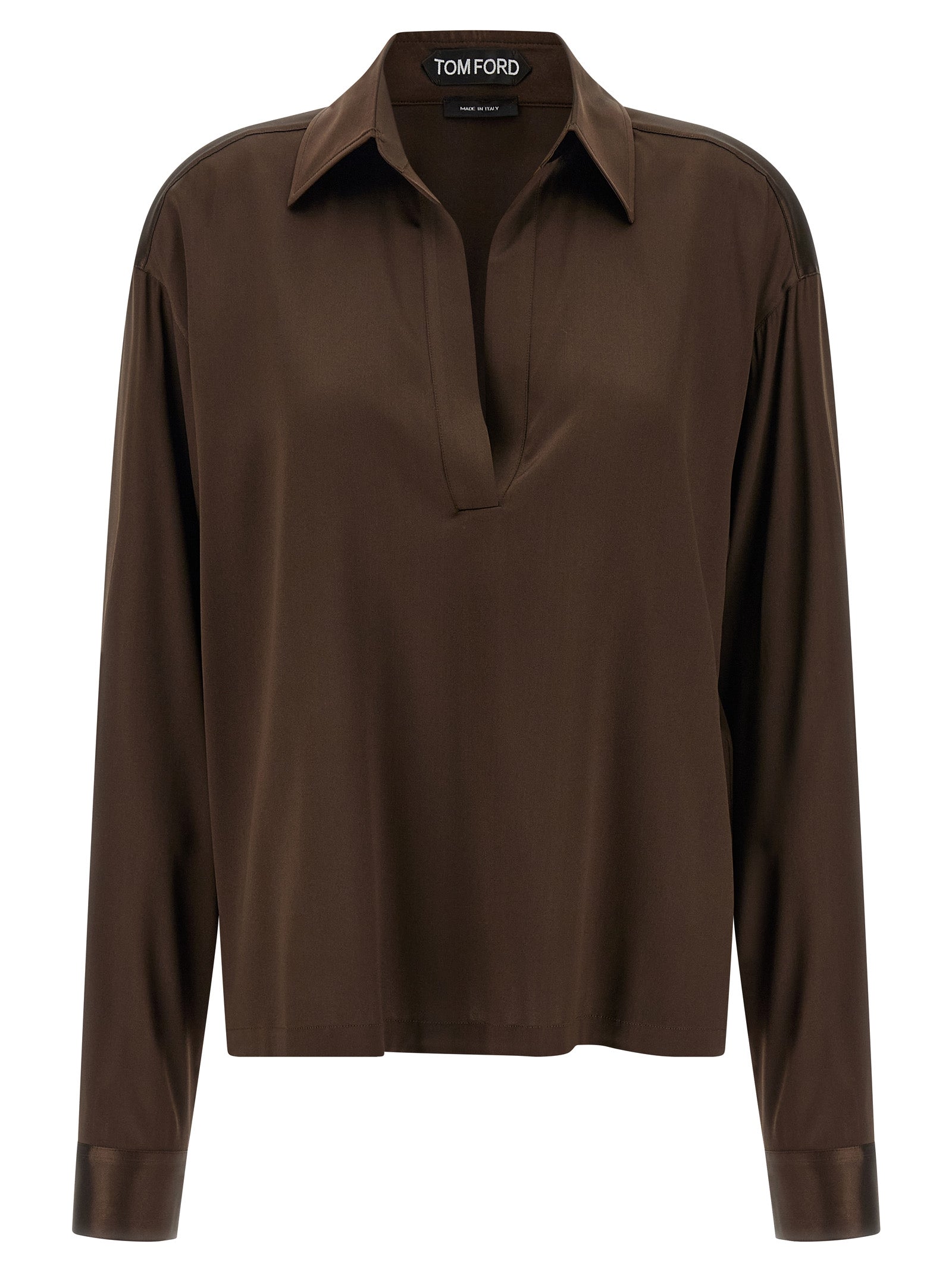TOM FORD - TOM FORD - Silk polo shirt - Women’s Tops