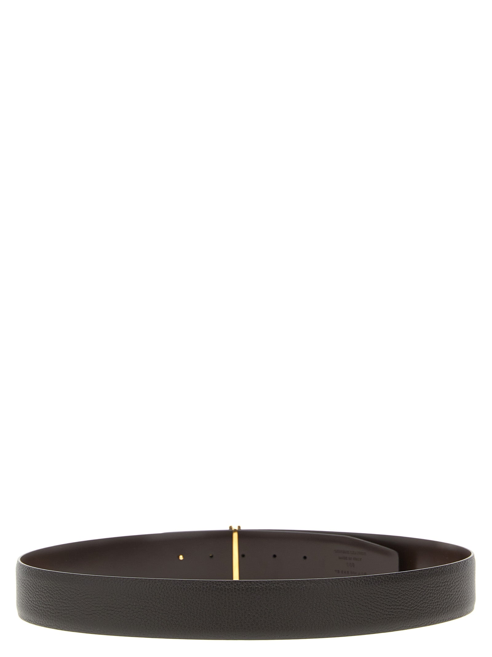 TOM FORD - TOM FORD - ’T’ reversible belt - Men’s Accessories