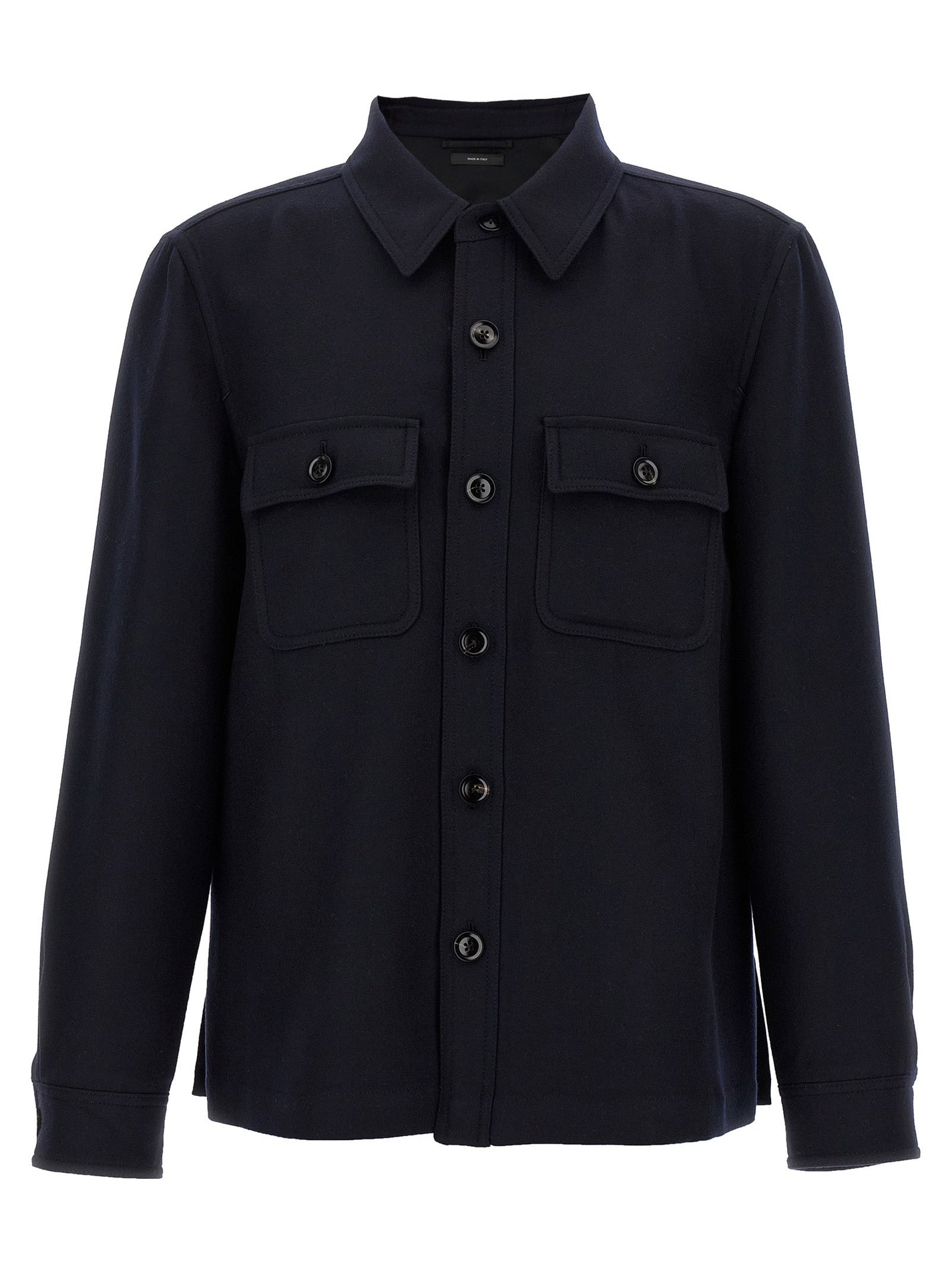 TOM FORD - TOM FORD - ’Double Splittable Light Wool’ overshirt - Men’s Tops