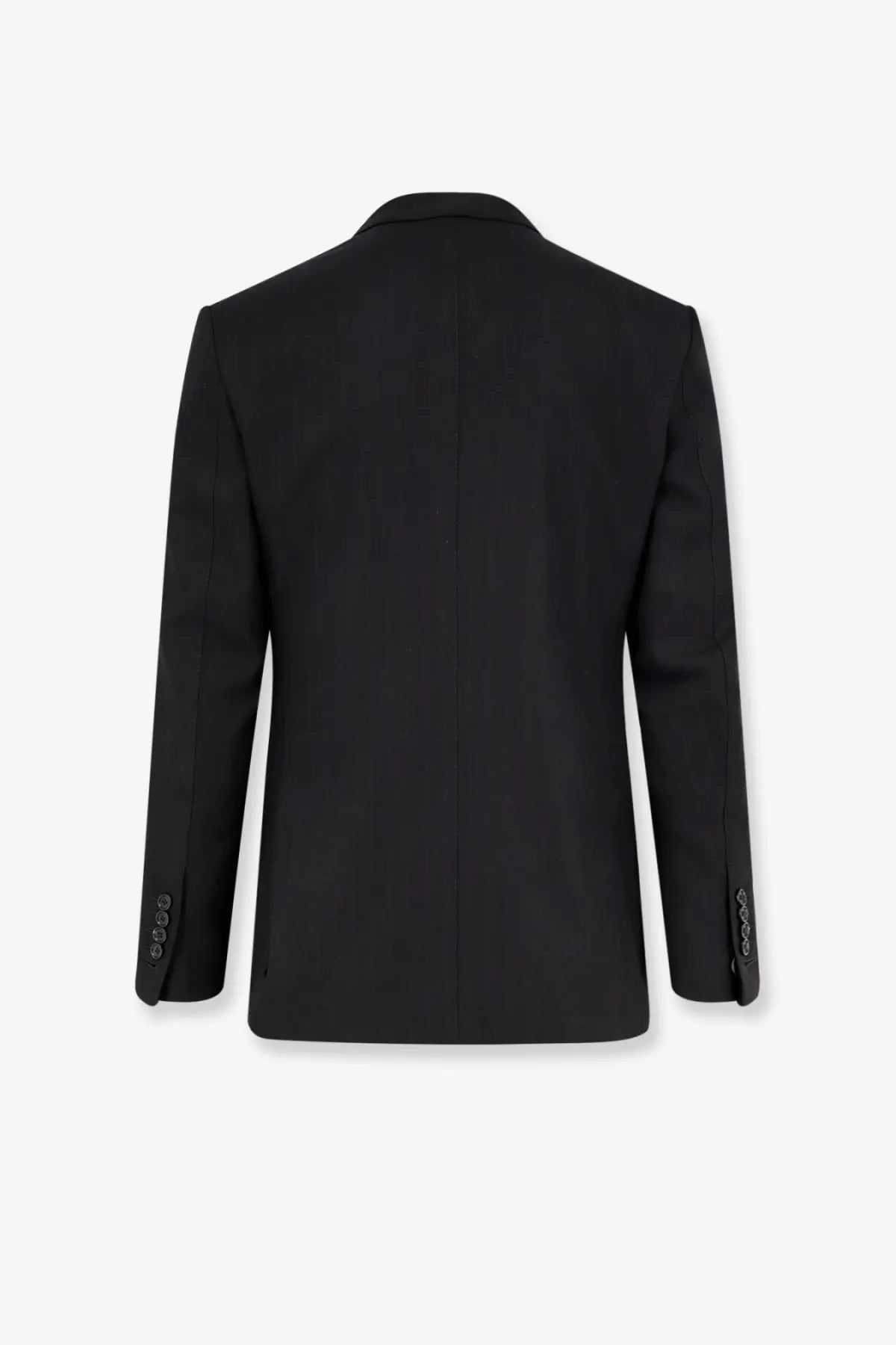 Tom Ford men’s Atticus black wool blazer with sleek structured silhouette and subtle texture