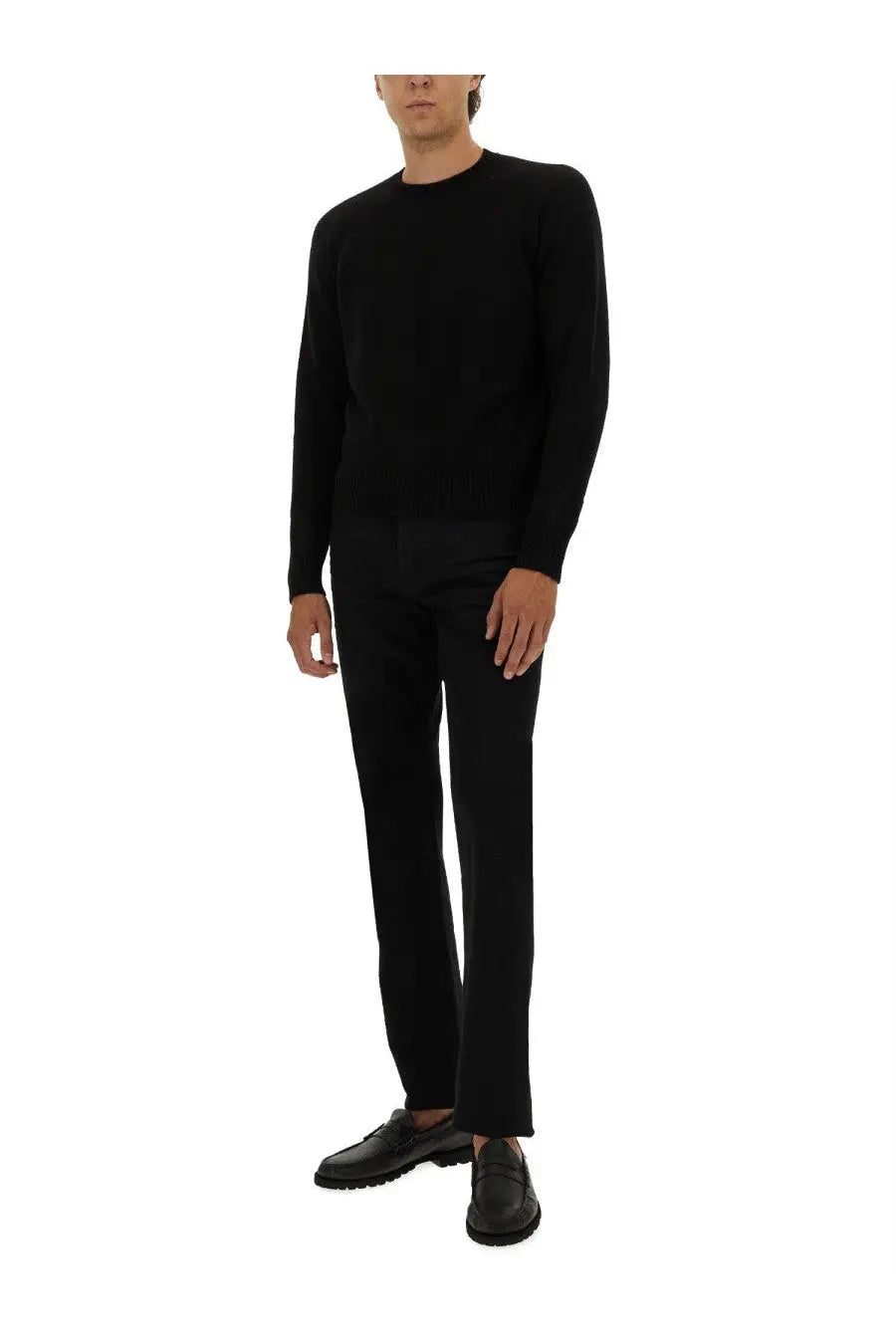 Tom Ford Men's Cashmere Sweater Black, view 2