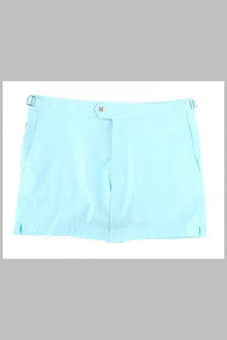 Tom ford men’s costume da bagno micro blue light blue shorts with sleek tailored design and adjustable side buckles