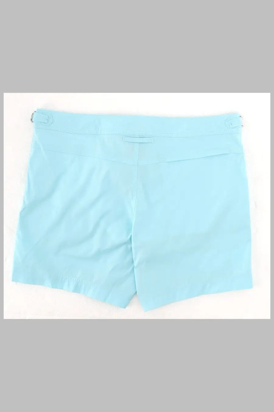Tom Ford men’s costume da bagno micro blue light blue tailored shorts with minimalist design and subtle stitching details