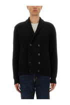 Tom Ford Men's Double Breasted Cardigan Black
