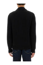 Tom Ford Men's Double Breasted Cardigan Black, view 3
