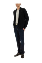 Tom Ford Men's Double Breasted Cardigan Black, view 2