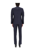 Tom Ford Men's Grand Overcheck Shelton Suit Blue, view 5