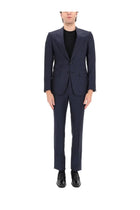 Tom Ford Men's Grand Overcheck Shelton Suit Blue, view 4