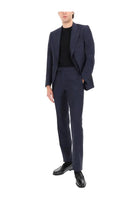 Tom Ford Men's Grand Overcheck Shelton Suit Blue, view 2