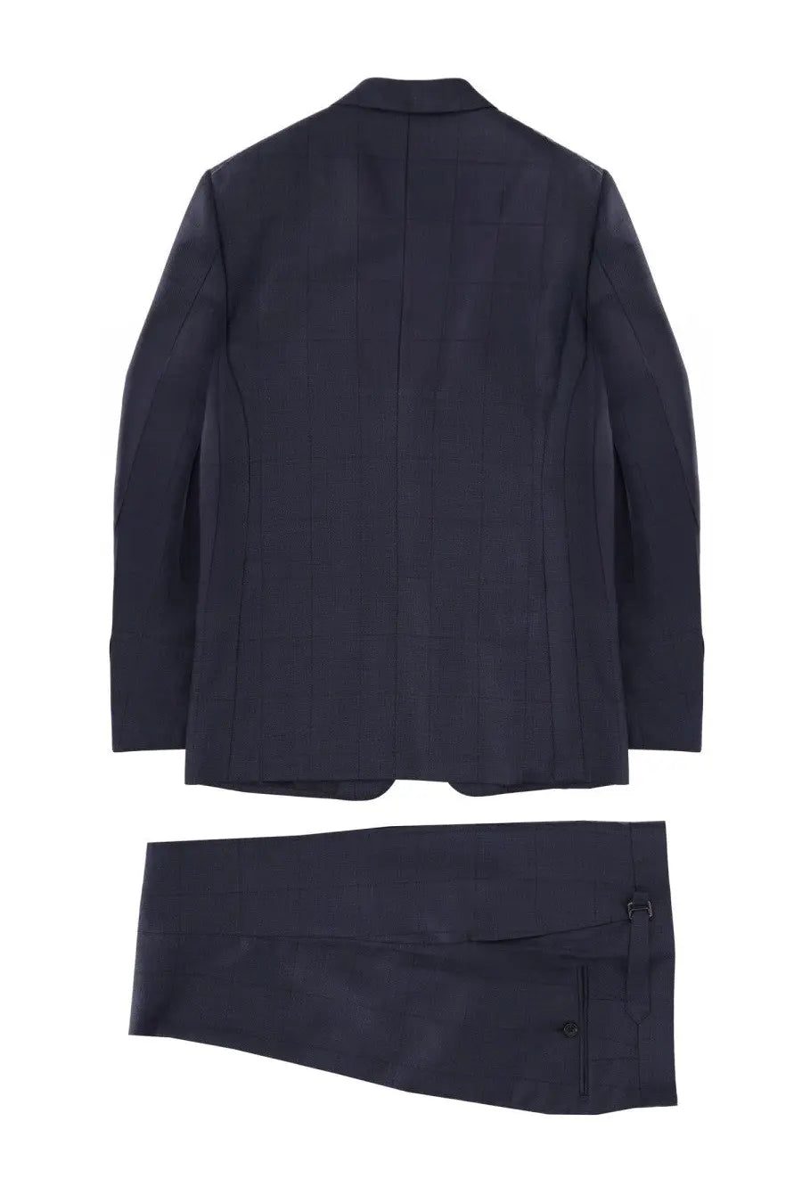Tom Ford Men's Grand Overcheck Shelton Suit Blue, view 3