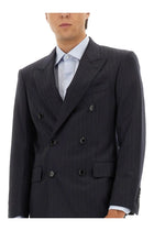 Tom Ford Men's Pinstripe Jacket Blue, view 4