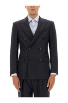 Tom Ford Men's Pinstripe Jacket Blue
