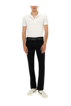 Tom Ford Men's Pique Polo White, view 2