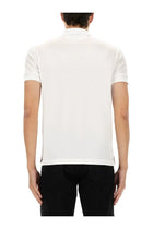 Tom Ford Men's Pique Polo White, view 3