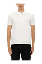 Tom Ford Men's Pique Polo White