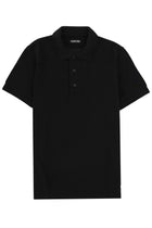 Tom Ford Men's Cotton Blend Polo Black