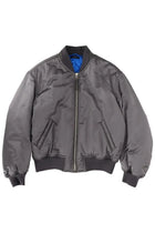 Tom Ford Men's Silk Bomber Jacket Grey, view 5