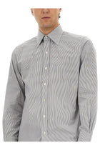 Tom Ford Men's Slim Fit Shirt Grey, view 4