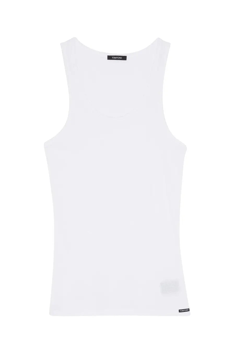 Tom Ford men’s white sleeveless tank top made of lightweight fabric ideal for casual summer wear
