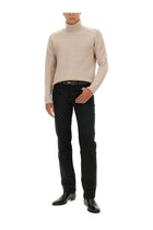 Tom Ford Men's Turtleneck Shirt Beige, view 2