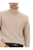 Tom Ford Men's Turtleneck Shirt Beige, view 4
