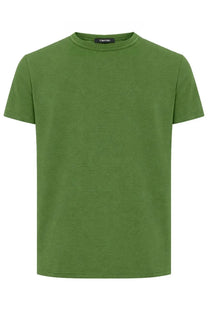 Tom ford men’s olive green cotton crew neck t-shirt for casual wear in a soft breathable fabric