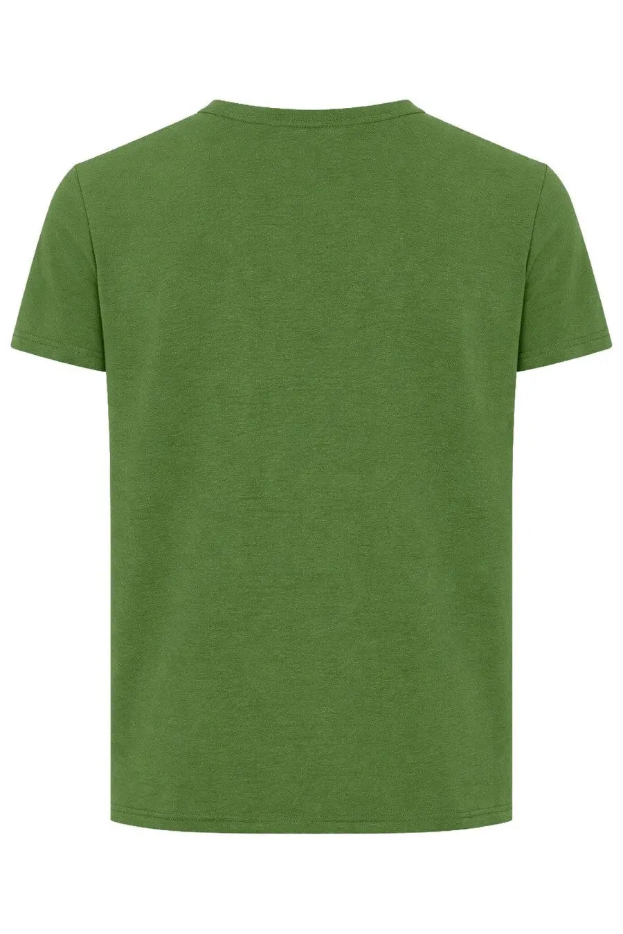 Tom Ford men’s underwear shirt green solid olive green cotton t-shirt with classic crew neck and short sleeves