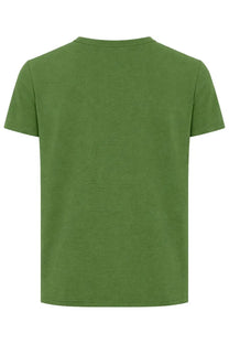 Tom Ford men’s underwear shirt green solid olive green cotton t-shirt with classic crew neck and short sleeves