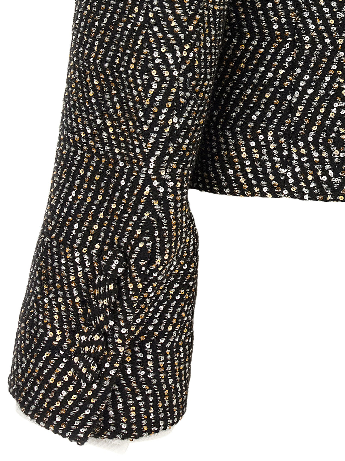Tom Ford Tweed Boyfriend Jacket Black, view 4