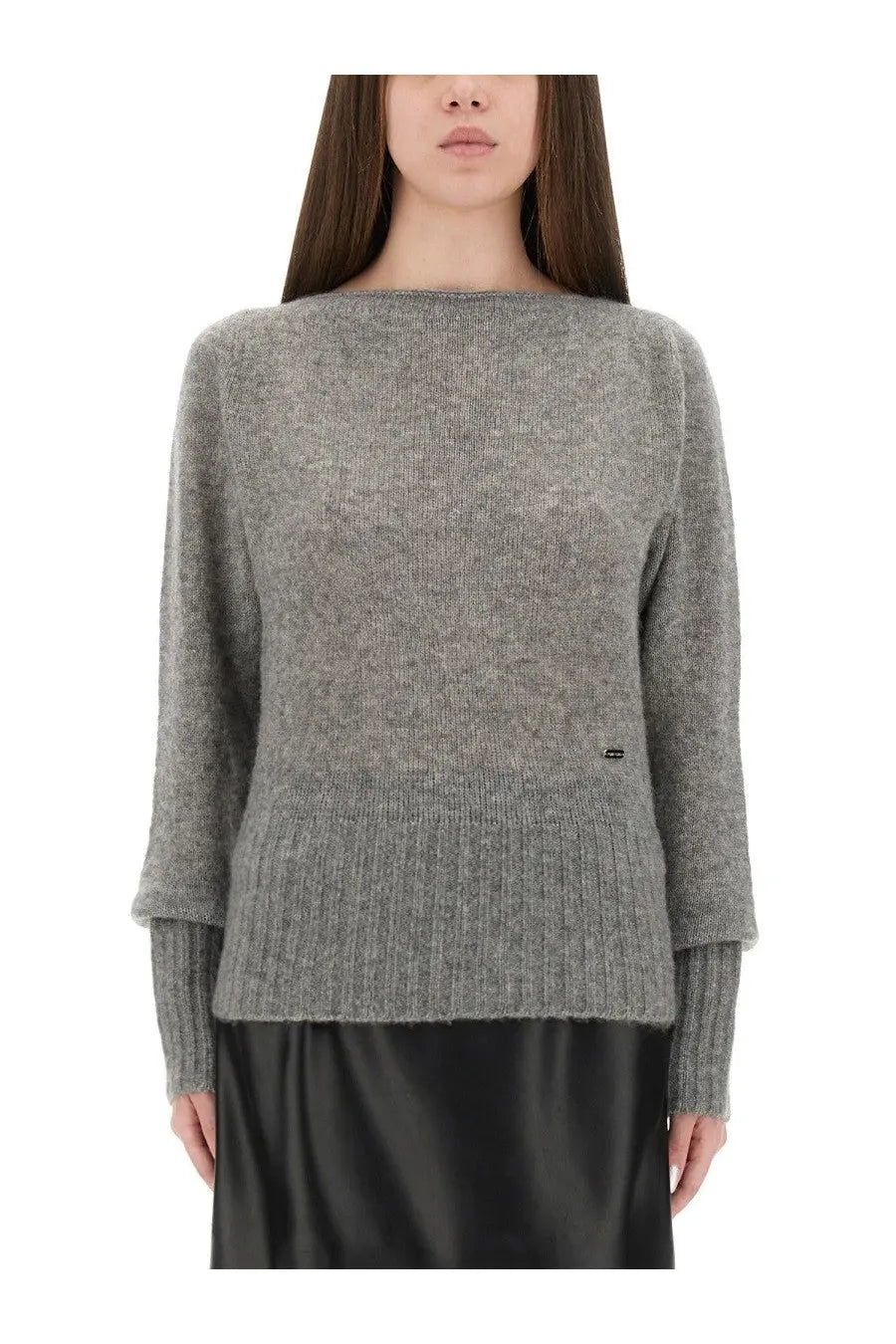 Tom Ford Women's Boat Neck Sweater Grey