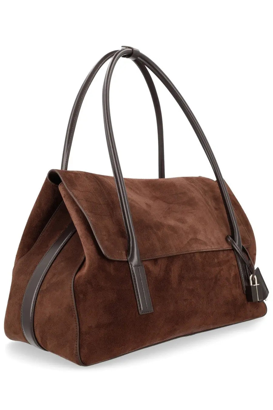 Tom Ford Women's Suede Tote Bag Brown, view 3