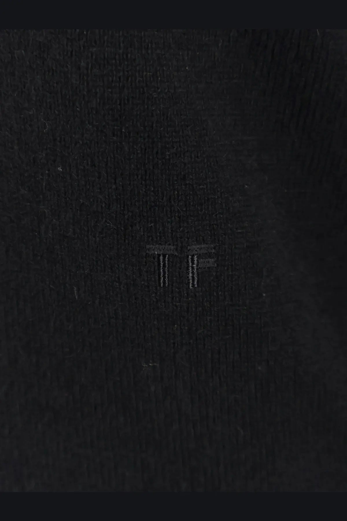 Tom Ford Women's Cashmere Polo Shirt Sweater Black, view 3