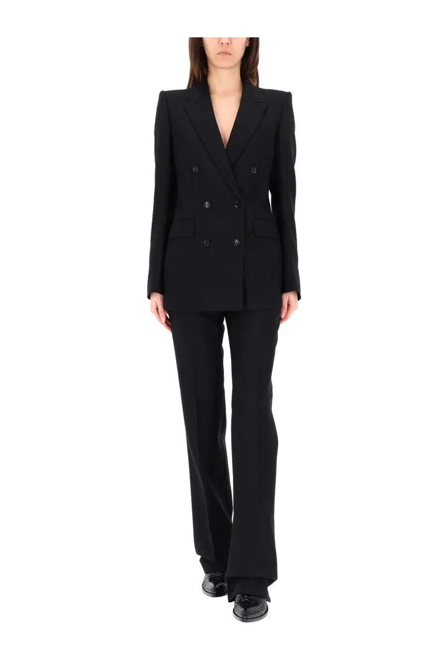Tom Ford Women's Double Breasted Jacket Black, view 2