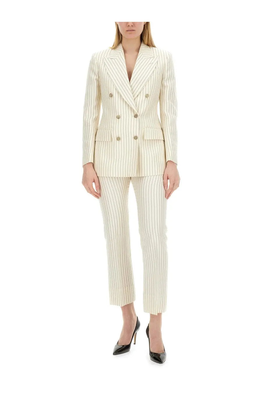 Tom Ford Women's Double Breasted Jacket Wallis Pink, view 2