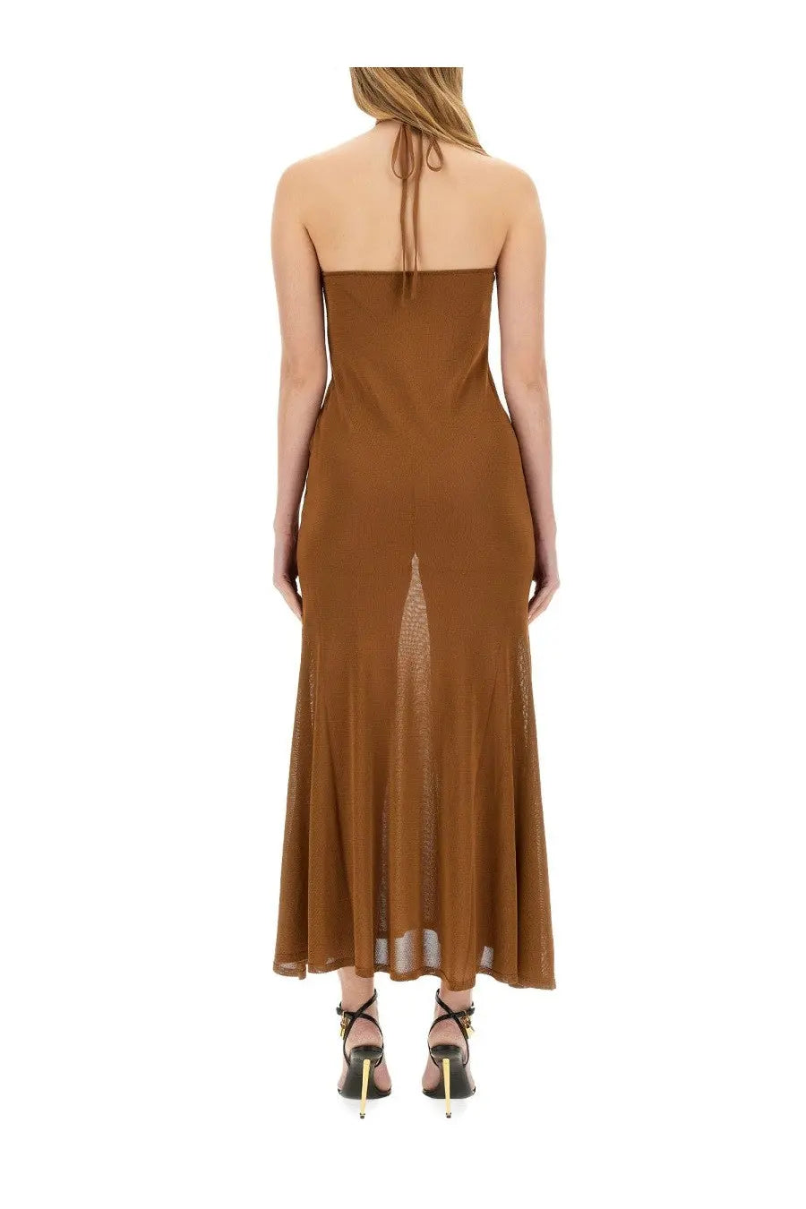 Tom Ford Women's Jersey Dress Bronze, view 3