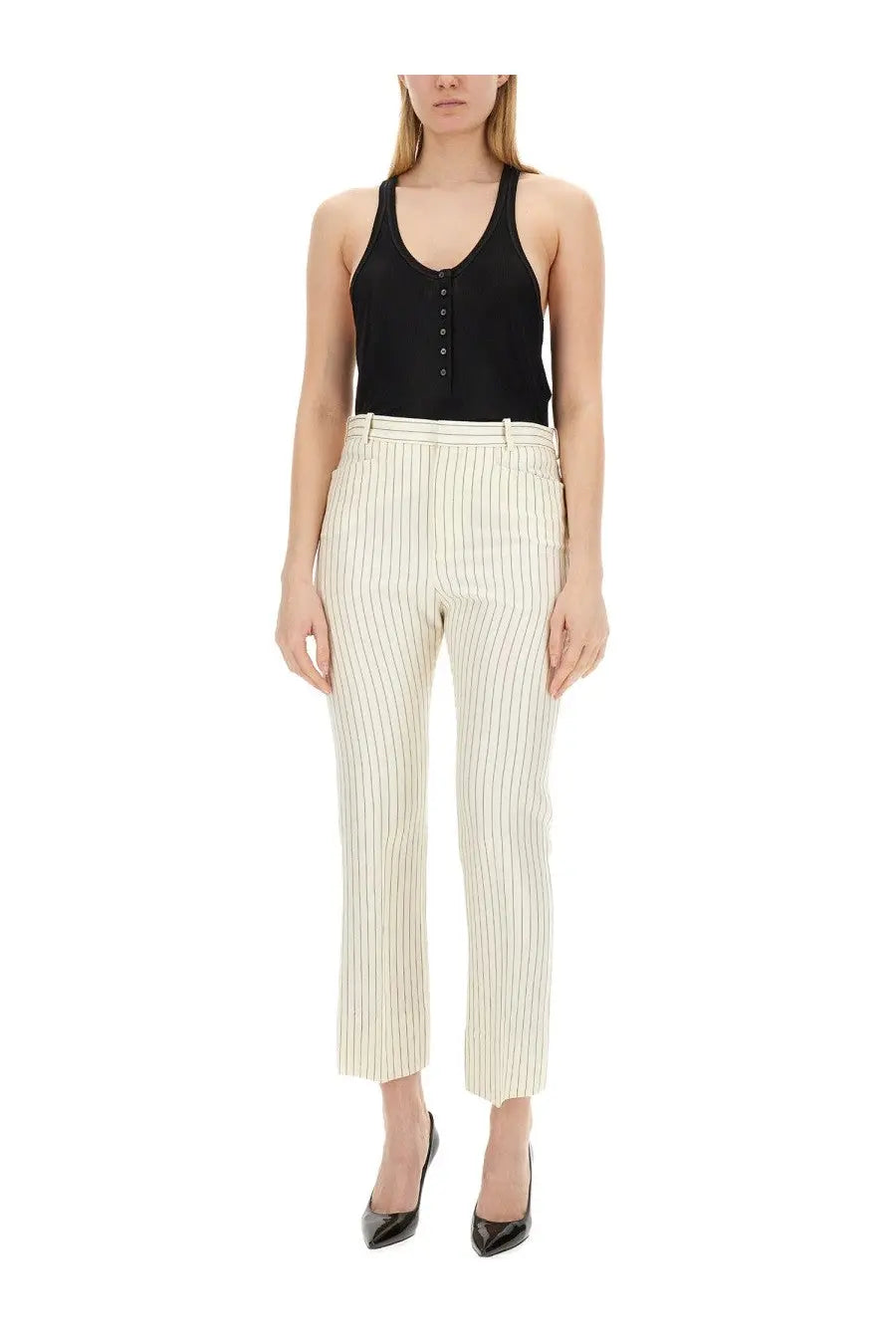 Tom Ford Women's Jersey Tank Top Black, view 2